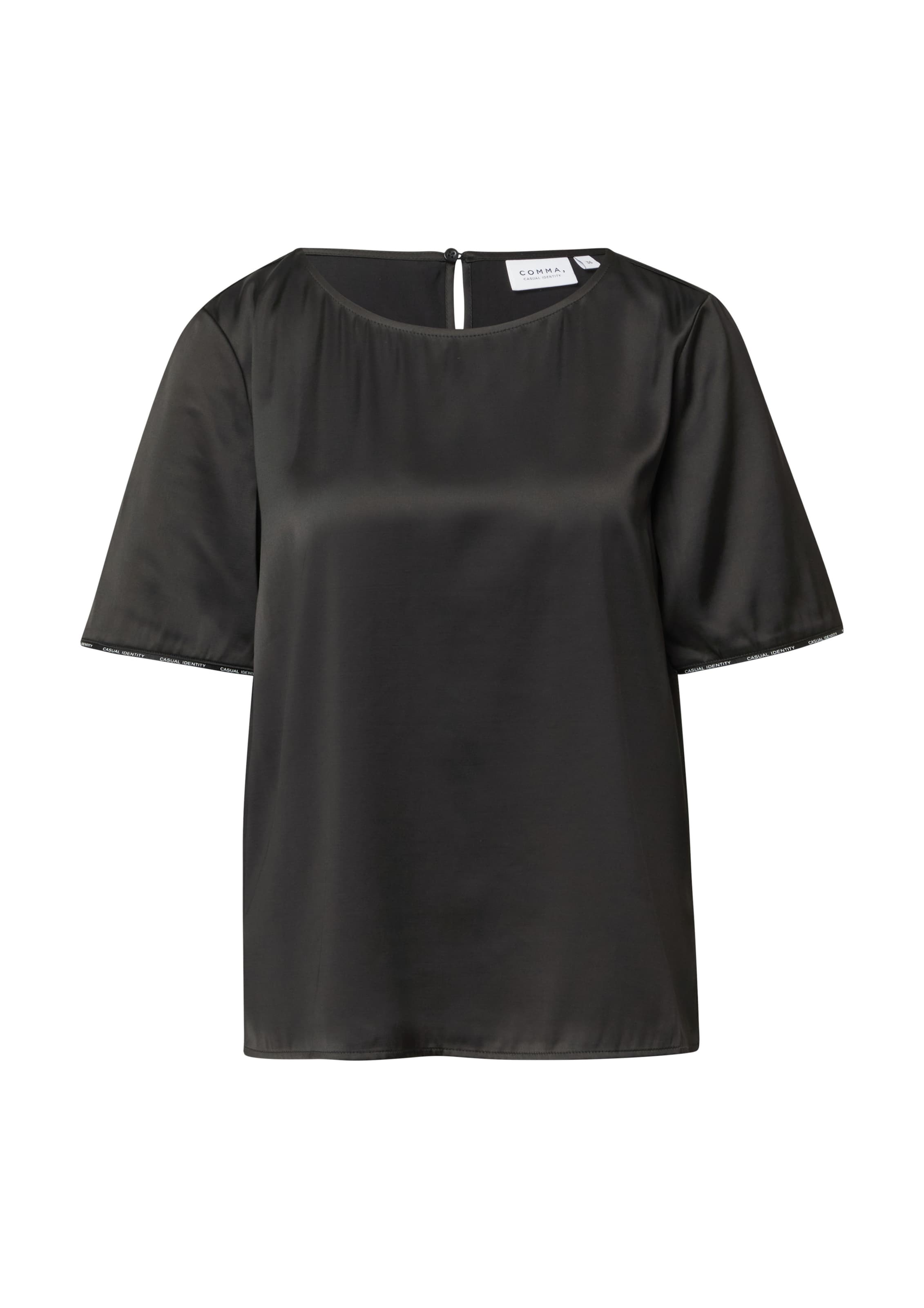 COMMA Blouse in Zwart: voorkant