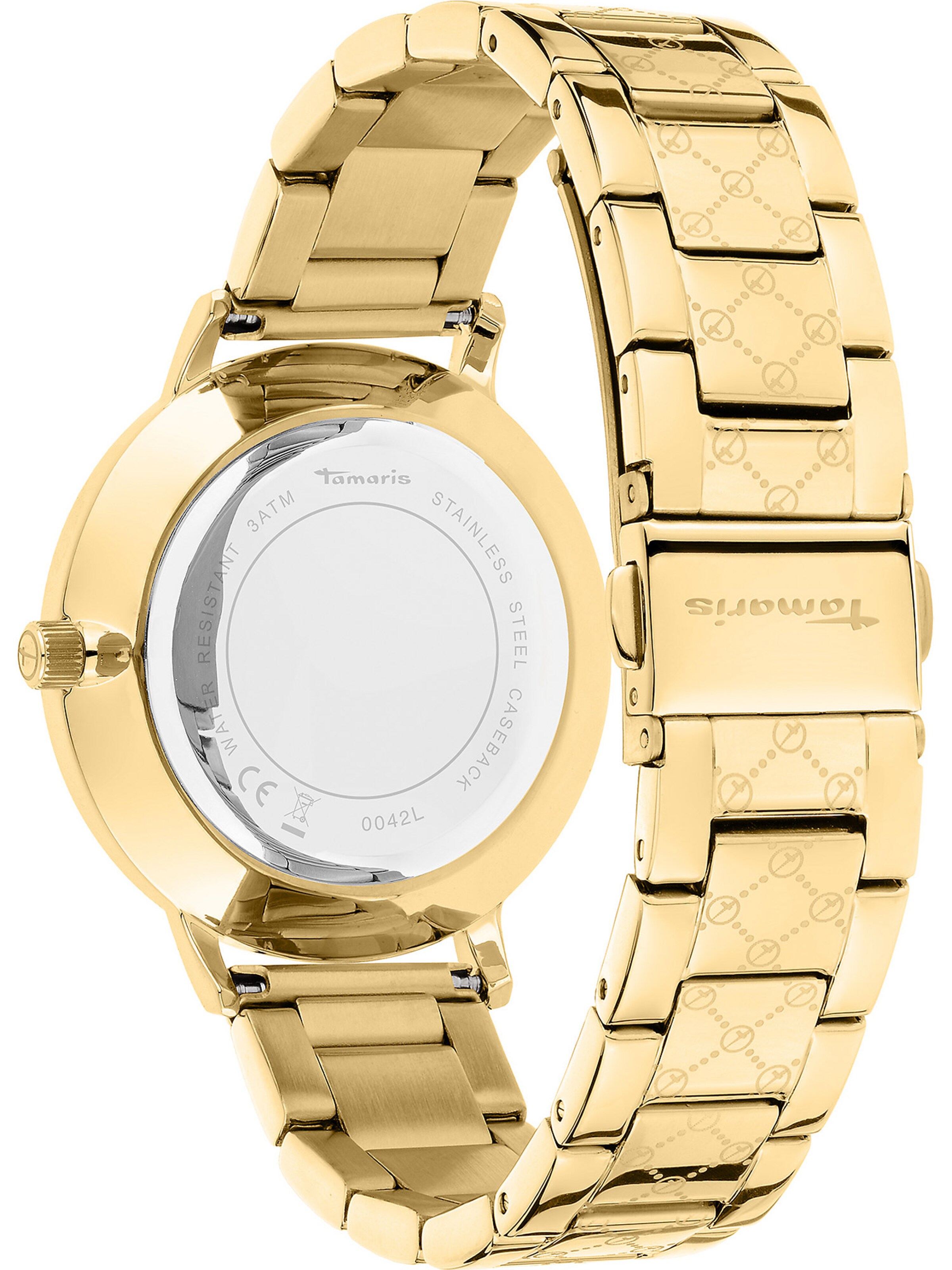 Montre à affichage analogique Tamaris en or