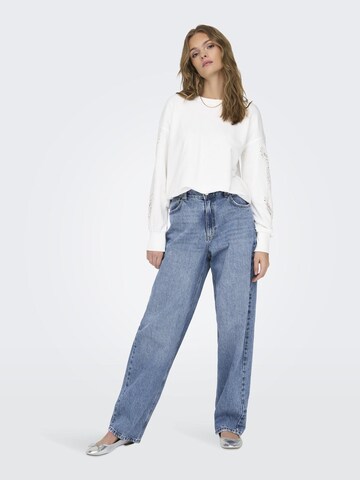 Wide Leg Jean ONLY en bleu