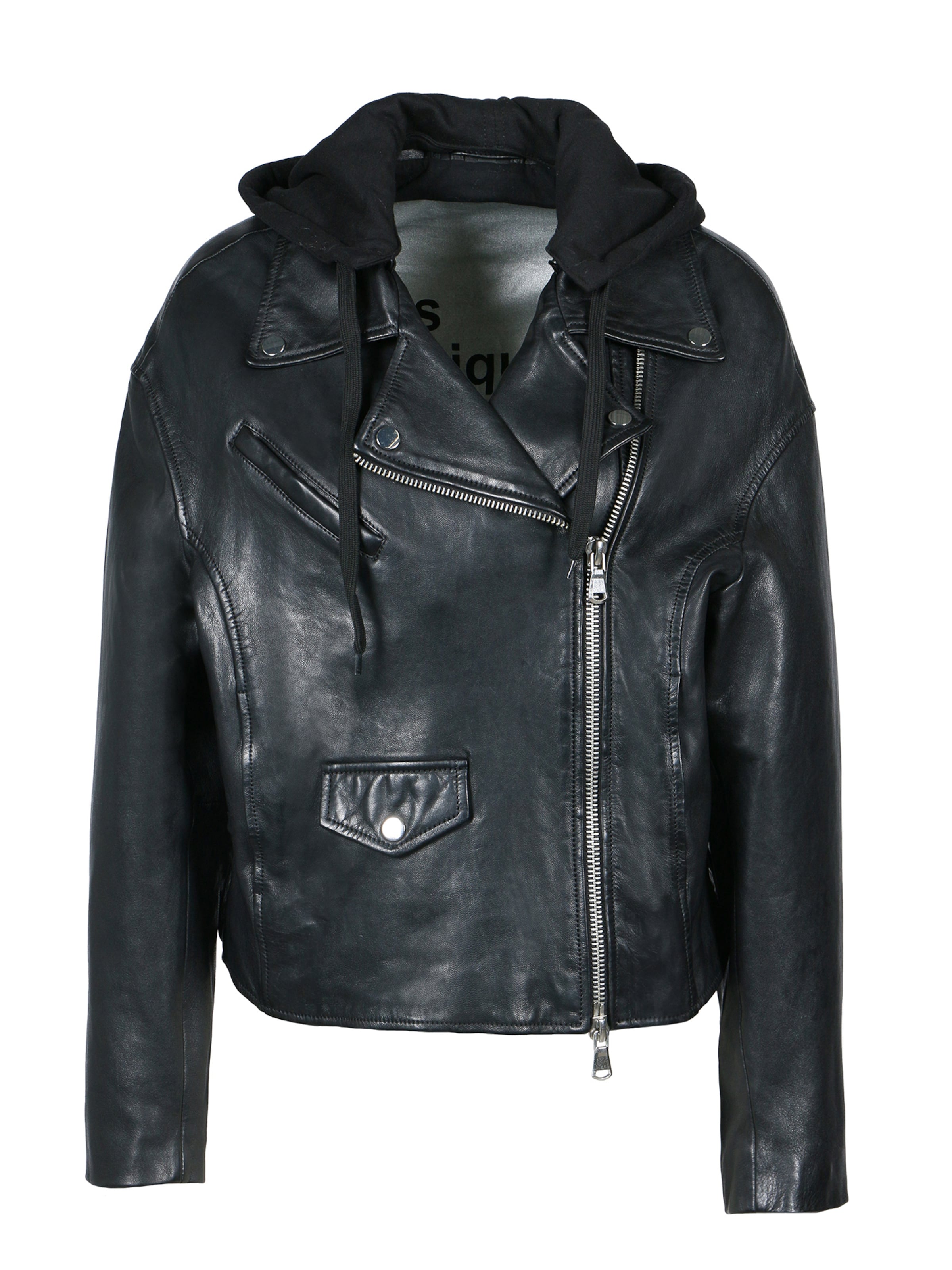 Geacă de primăvară-toamnă de la FREAKY NATION pe negru: față