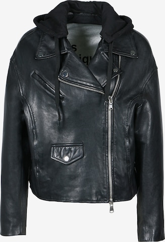 Geacă de primăvară-toamnă de la FREAKY NATION pe negru: față