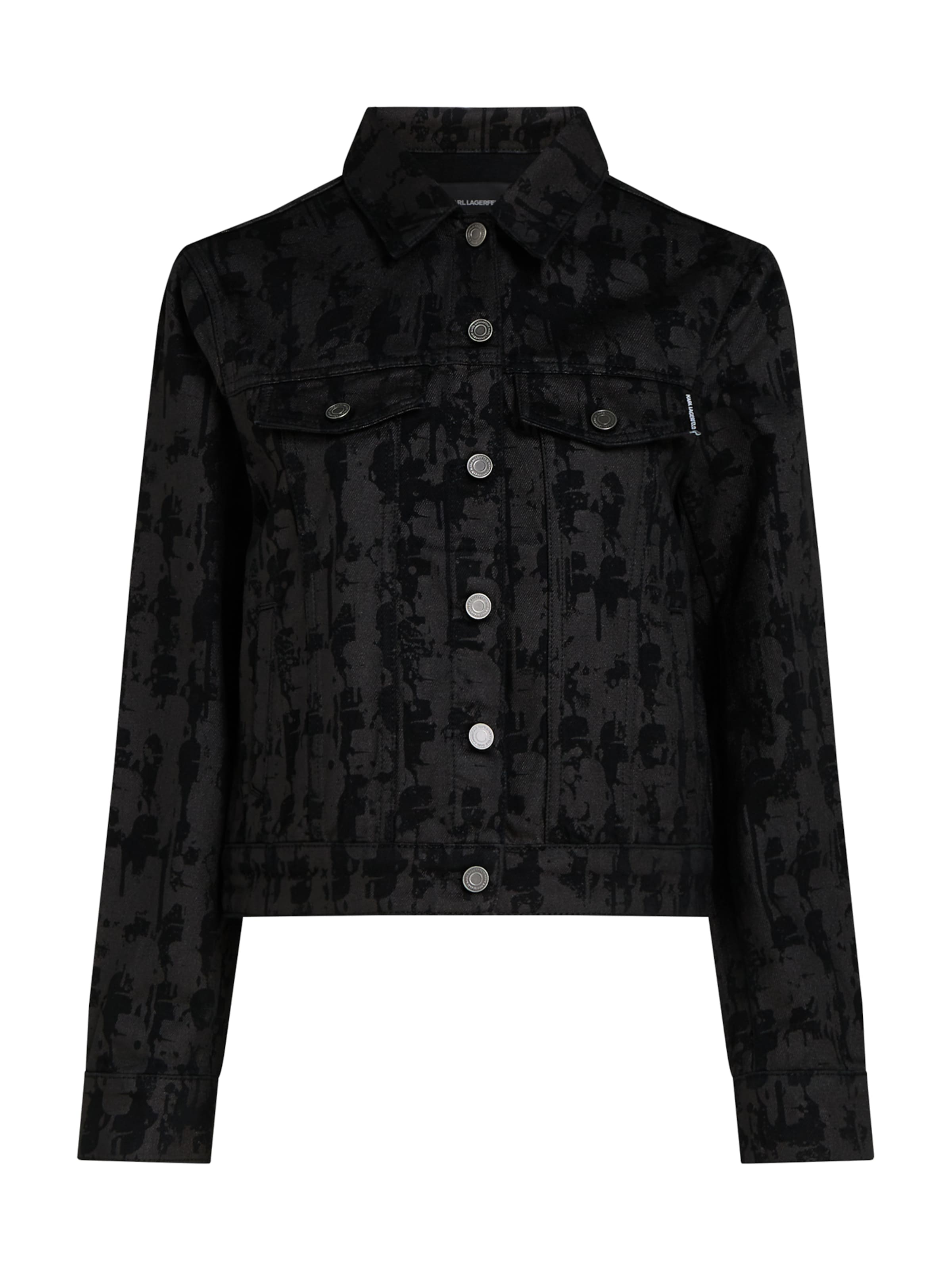 Karl Lagerfeld Overgangsjakke 'Kameo' i sort: forside