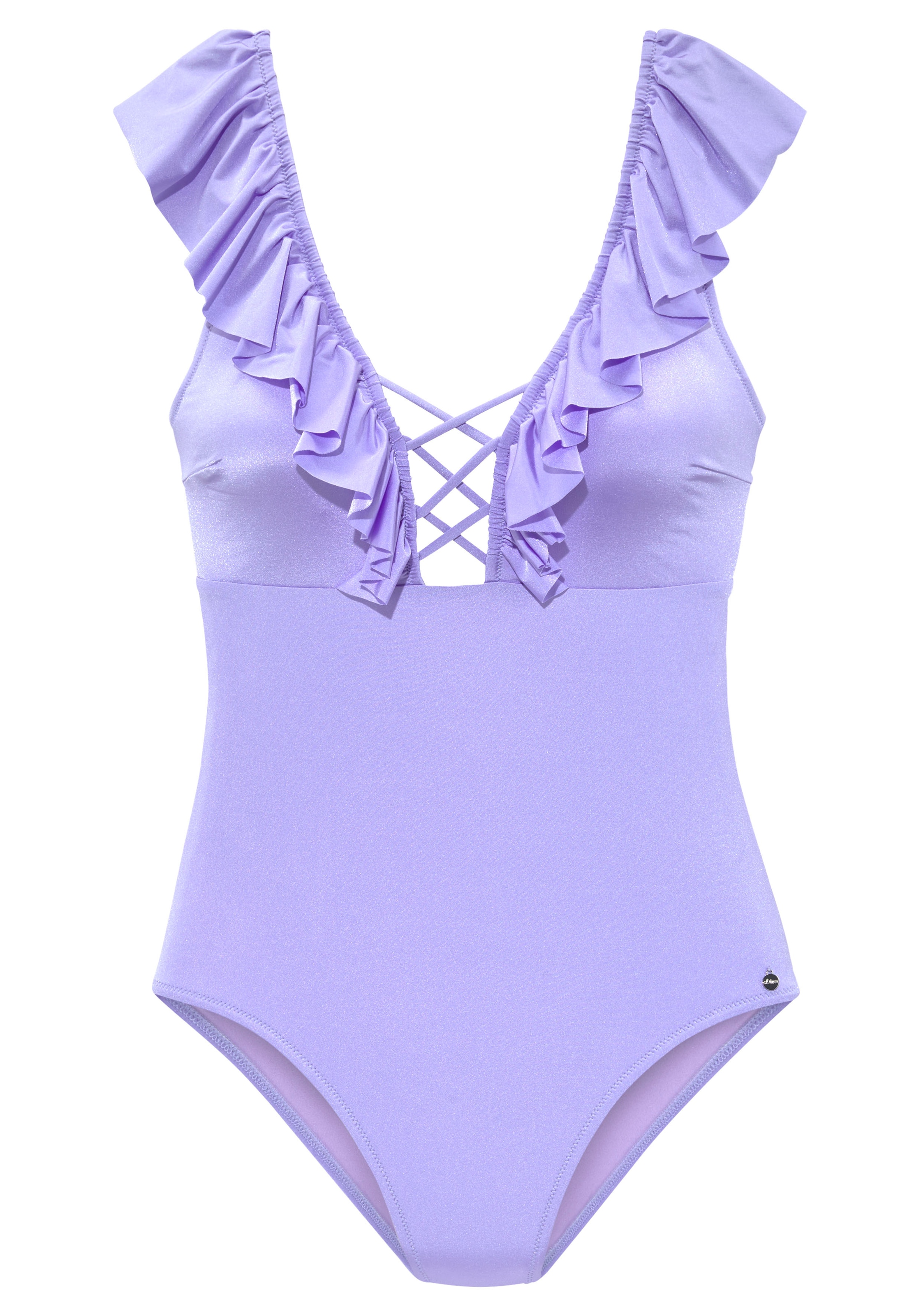 Maillot de bain s.Oliver en violet : devant