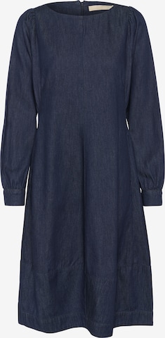 CULTURE Jurk 'Arpa' in Blauw: voorkant