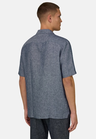 Coupe regular Chemise Boggi Milano en bleu