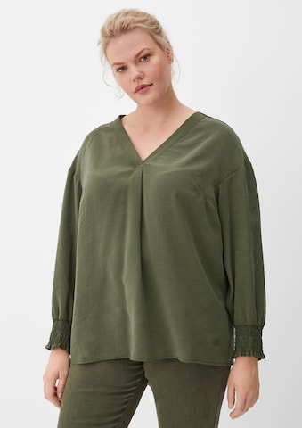 TRIANGLE Blouse in Green: front