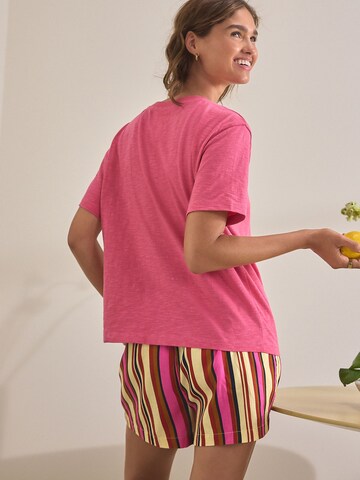 Next Kort pyjamas i rosa