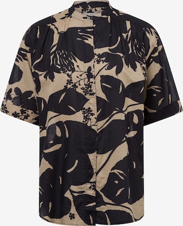 Marc O'Polo Bluse in Braun: Vorderseite