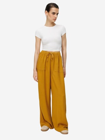 Wide Leg Pantalon 'Hose' MixRay en jaune