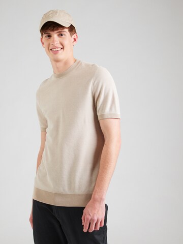 BOSS Trui 'H-Jianfranco' in Beige: voorkant