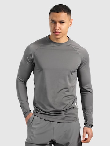 T-Shirt ' Powerfit ' Smilodox en gris : devant
