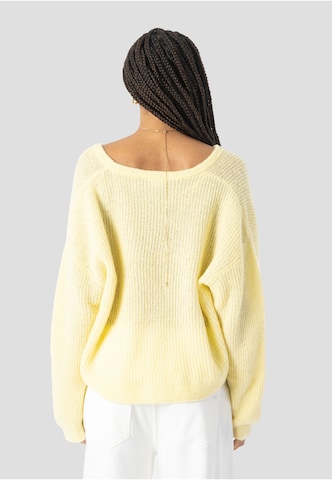 Elias Rumelis - Casaco de malha 'Luella' em amarelo