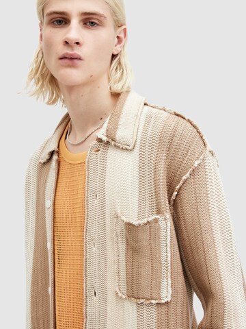 AllSaints Knit cardigan in Beige