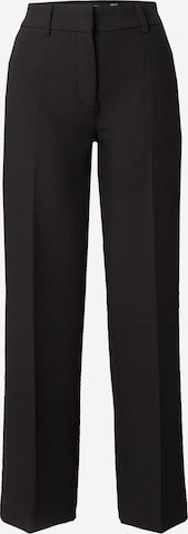 VERO MODA - regular Pantalón de pinzas 'KAMILLA' en negro: frente