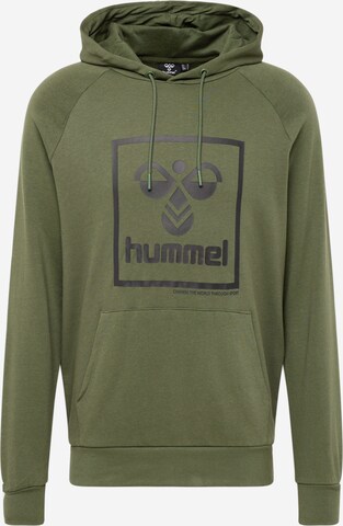 Hummel Sportsweatshirt i grøn: forside