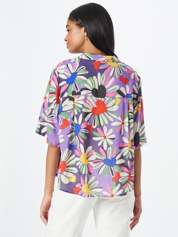 WEEKDAY Bluse in Lila