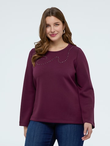 Pull-over Fiorella Rubino en rouge : devant