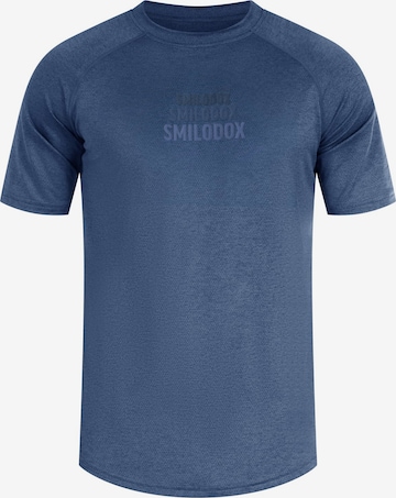 Smilodox Functioneel shirt in Blauw: voorkant