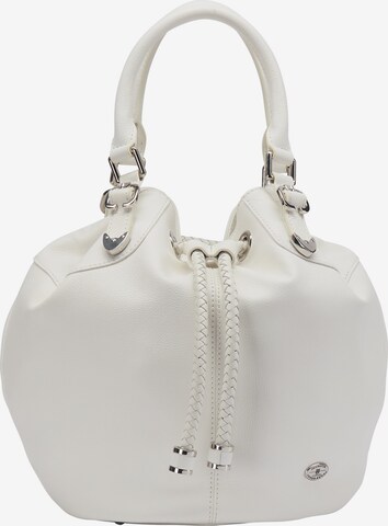 DreiMaster Vintage Pouch in White: front