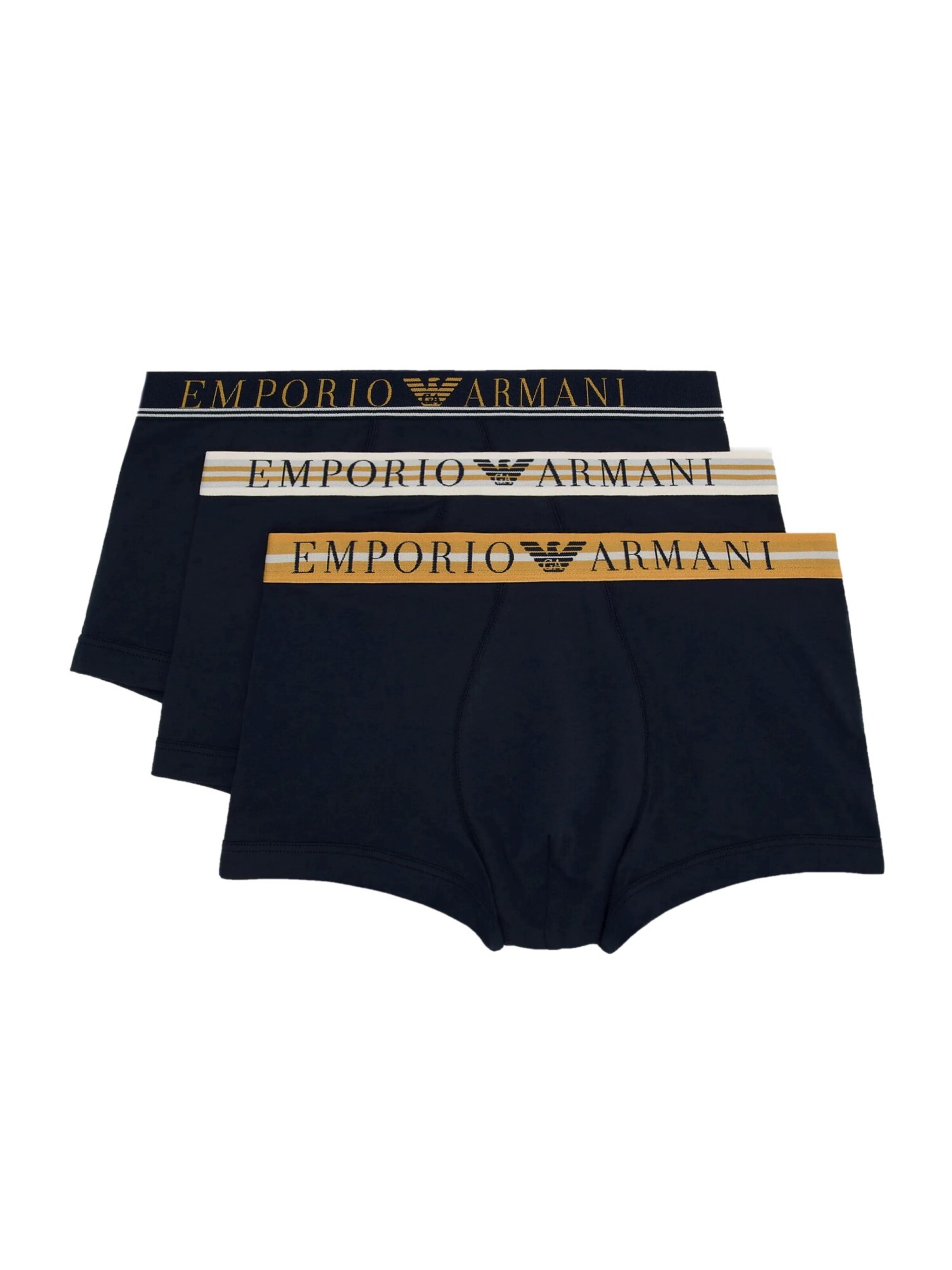 Boxer di Emporio Armani in nero: frontale