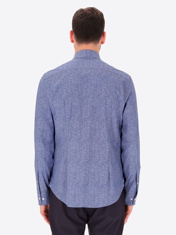 Distretto12 Comfort fit Overhemd 'Scarl' in Blauw