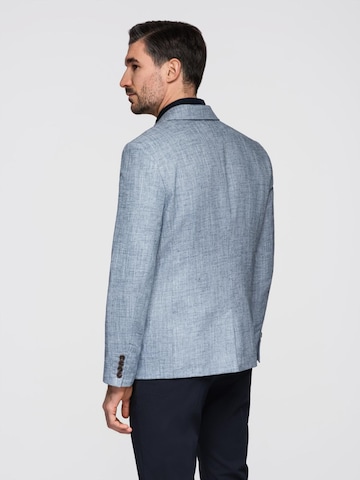 Coupe regular Veste de costume Ombre en bleu