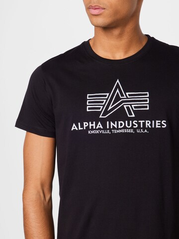 ALPHA INDUSTRIES T-Shirt in Schwarz