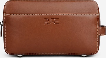 Trousses de toilette 'Atlas XL' PURE Studios en marron : devant