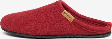 Gottstein Huisschoenen 'Alpine Light' in Rood: voorkant