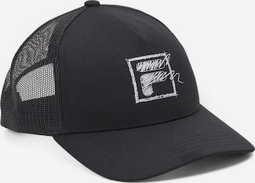 FILA Czapka z daszkiem 'Basic Logo Cap' w kolorze czarny: przód