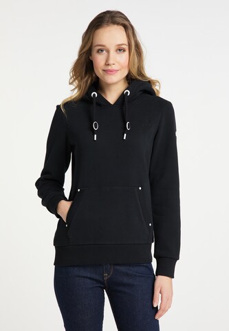 DreiMaster Maritim Sweatshirt in Zwart: voorkant