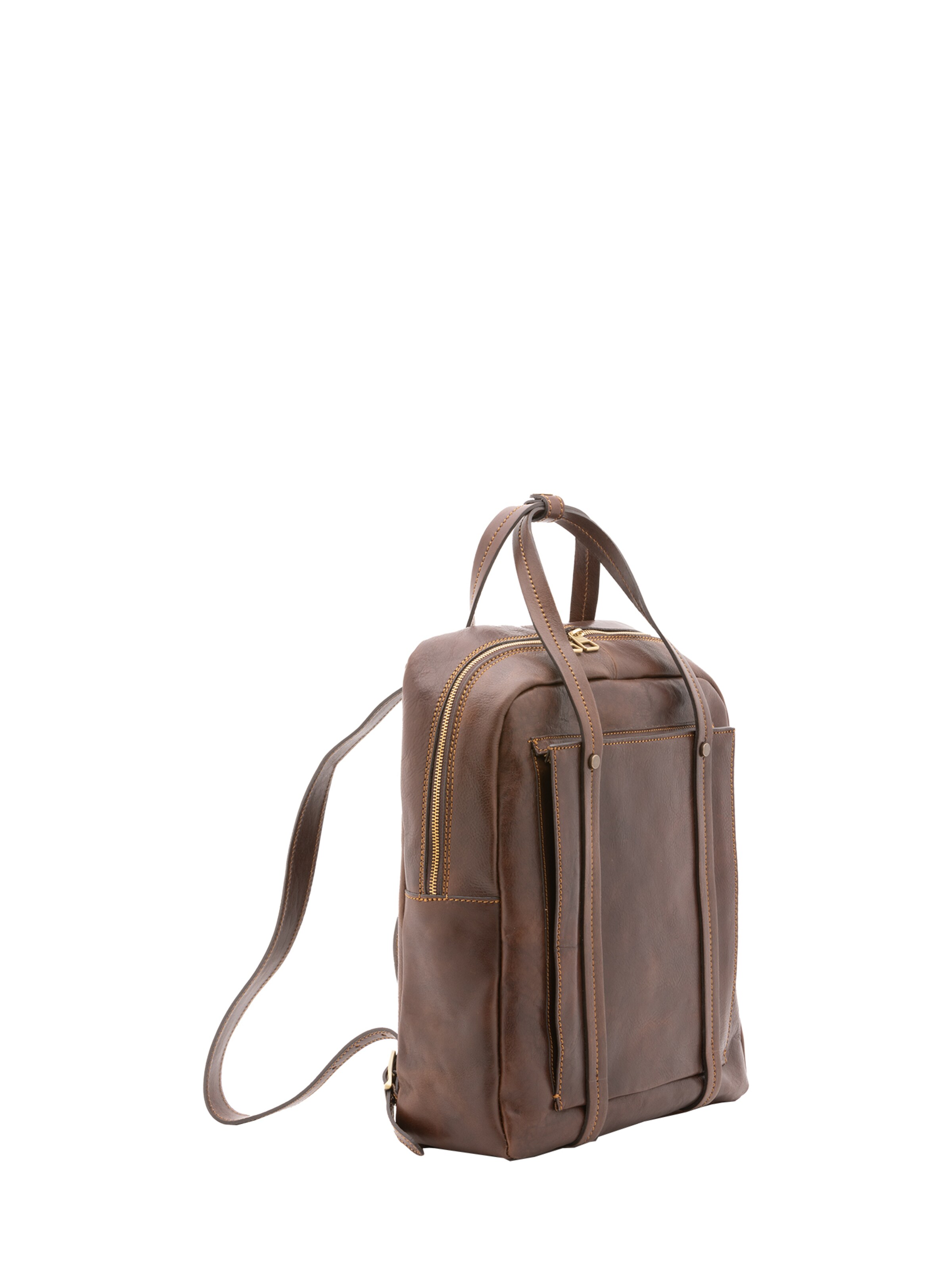 Sac à dos Viola Castellani en marron : devant