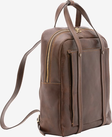 Sac à dos Viola Castellani en marron : devant