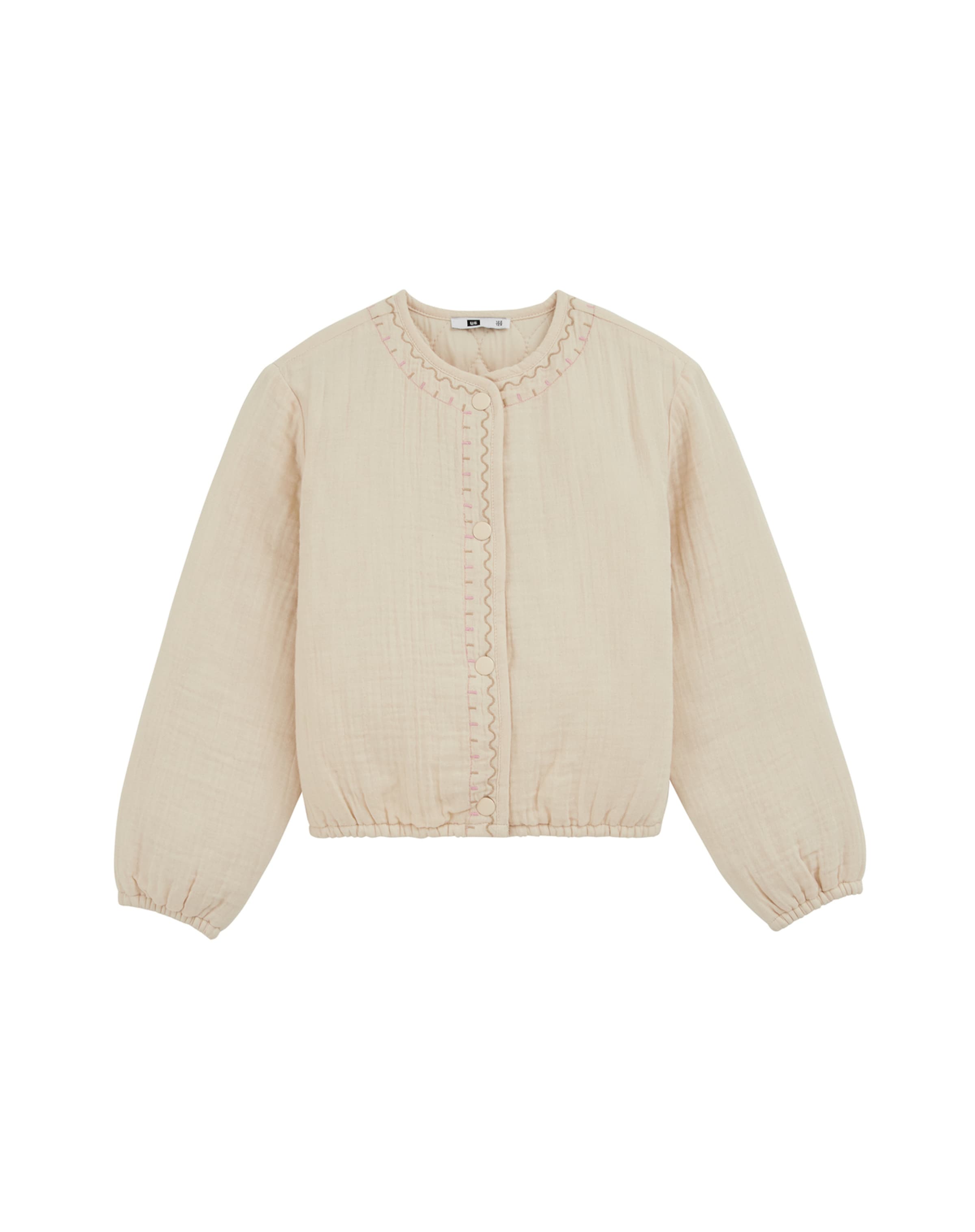 WE FashionPrijelazna jakna - bež boja: prednji dio