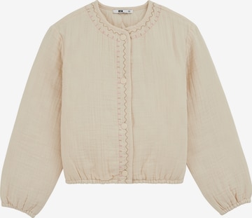 smėlio WE Fashion Demisezoninė striukė: priekis
