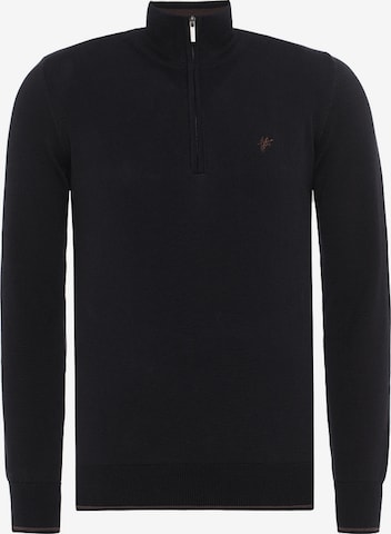 DENIM CULTURE Pullover 'Sigfrido' in Schwarz: predná strana