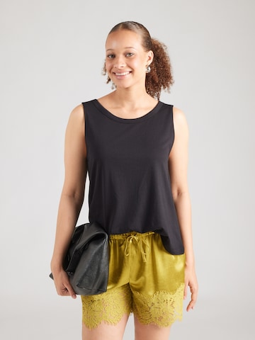 s.Oliver Top in Schwarz: Vorderseite