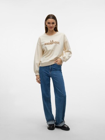 VERO MODA Μπλούζα φούτερ 'VMCLORA' σε μπεζ