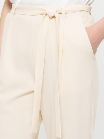Anna Field Regular Bandplooibroek in Beige