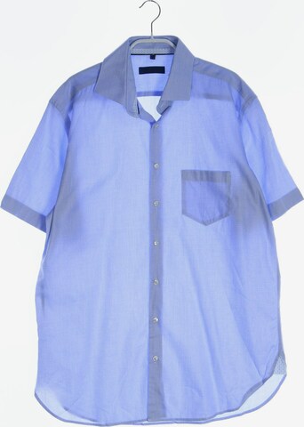 YVES GERARD Button Up Shirt in L in Blue: front