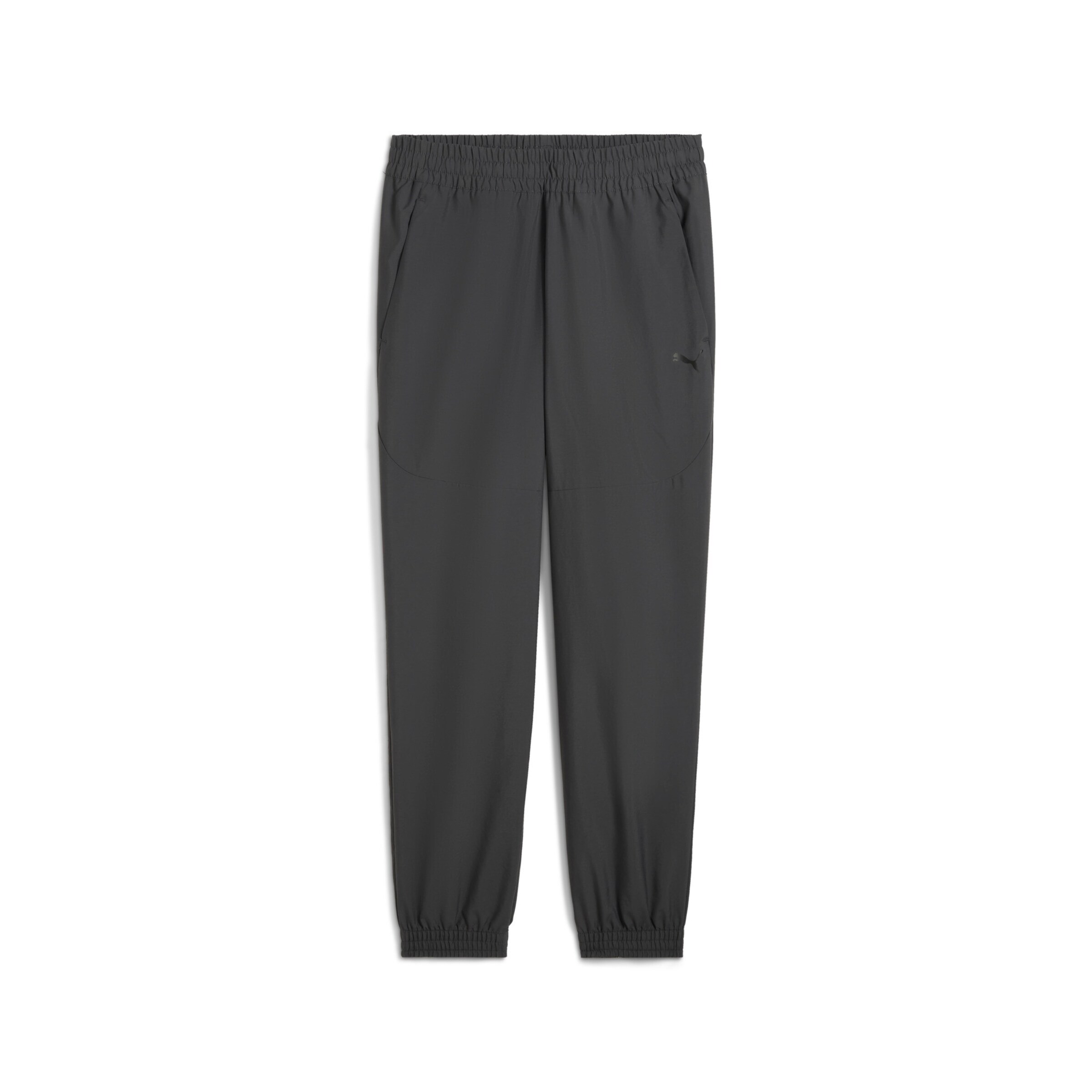 PUMA Tapered Pants in Black: front