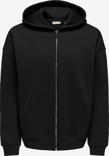 Only & Sons Collegetakki 'ONSCeres' koossa XS värissä musta, Tuotenäkymä
