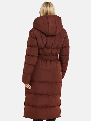 Threadbare Winter Coat 'Addison' in Brown