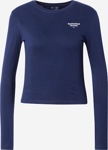 Tommy Jeans Shirt 'ESSENTIAL' in Blue: front