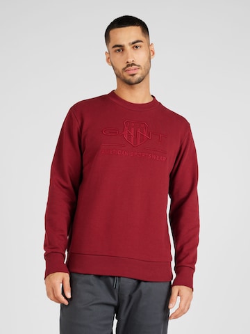 GANT Sweatshirt in Red: front