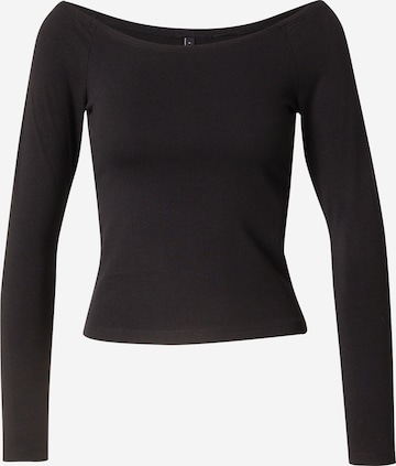 ONLY - Camiseta en negro: frente