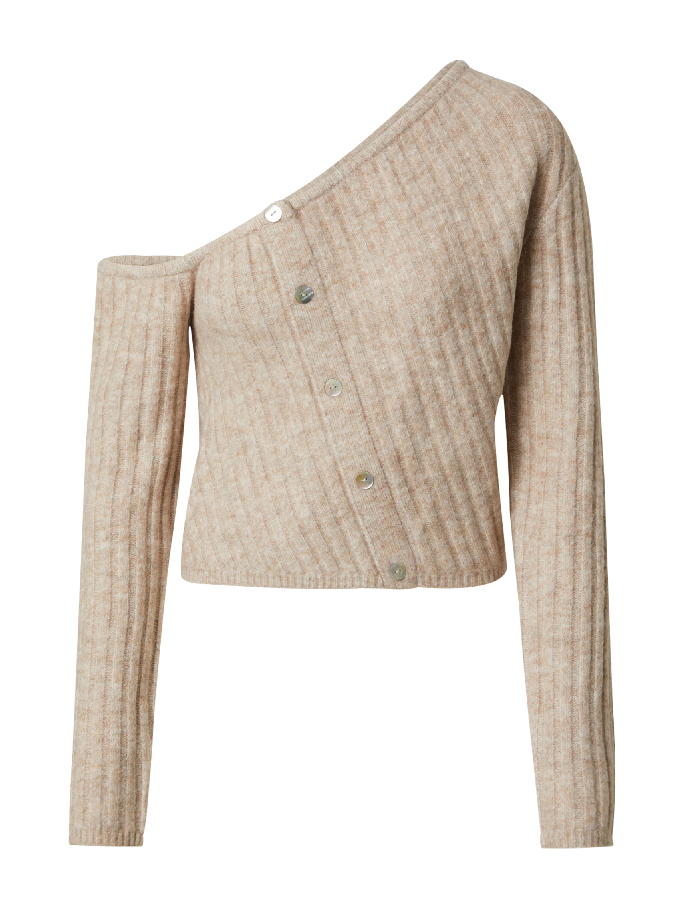 ABOUT YOU x Sofia Tsakiridou Pullover 'Aleyna' in Beige: Vorderseite