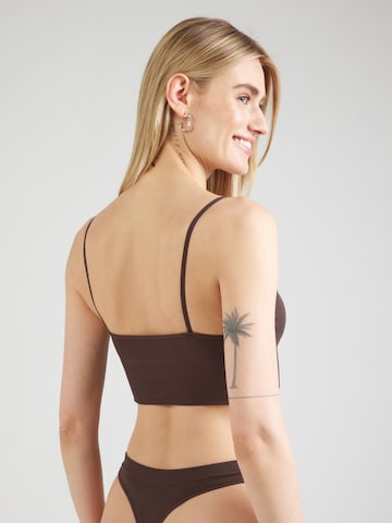ONLY Bustier BH 'ONLVICKY' in Bruin