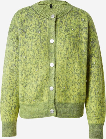 Trendyol Neuletakki värissä vihreä: etupuoli