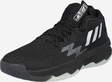 ADIDAS SPORTSWEAR Athletic Shoes 'Dame 8' in Black: front